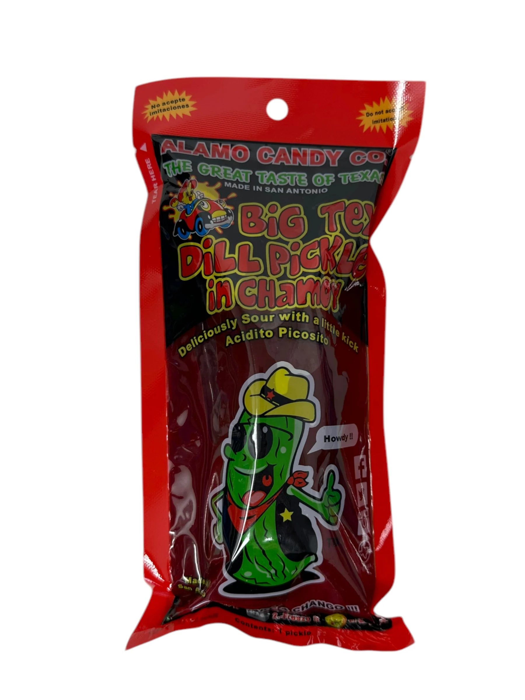 Big Tex Dill Pickle in Chamoy Tiktok