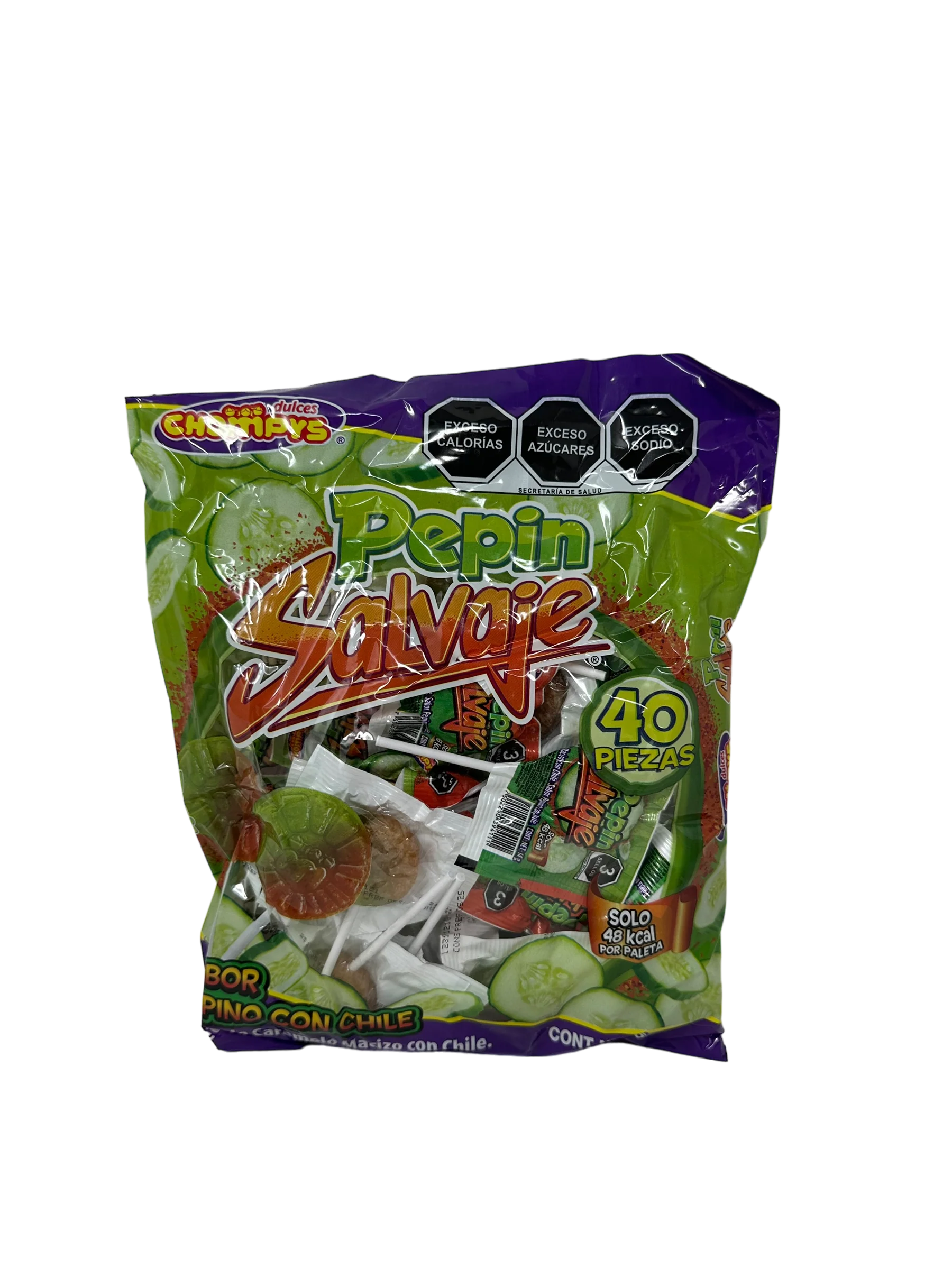 Chompy's Pepin Salvage Paleta / Cucumber Chili Lollipopp