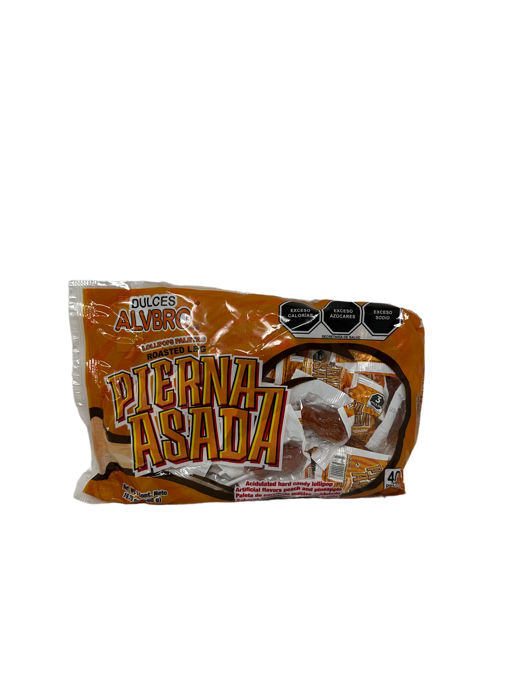 Dulces Alvro Pierna Asada Paleta
