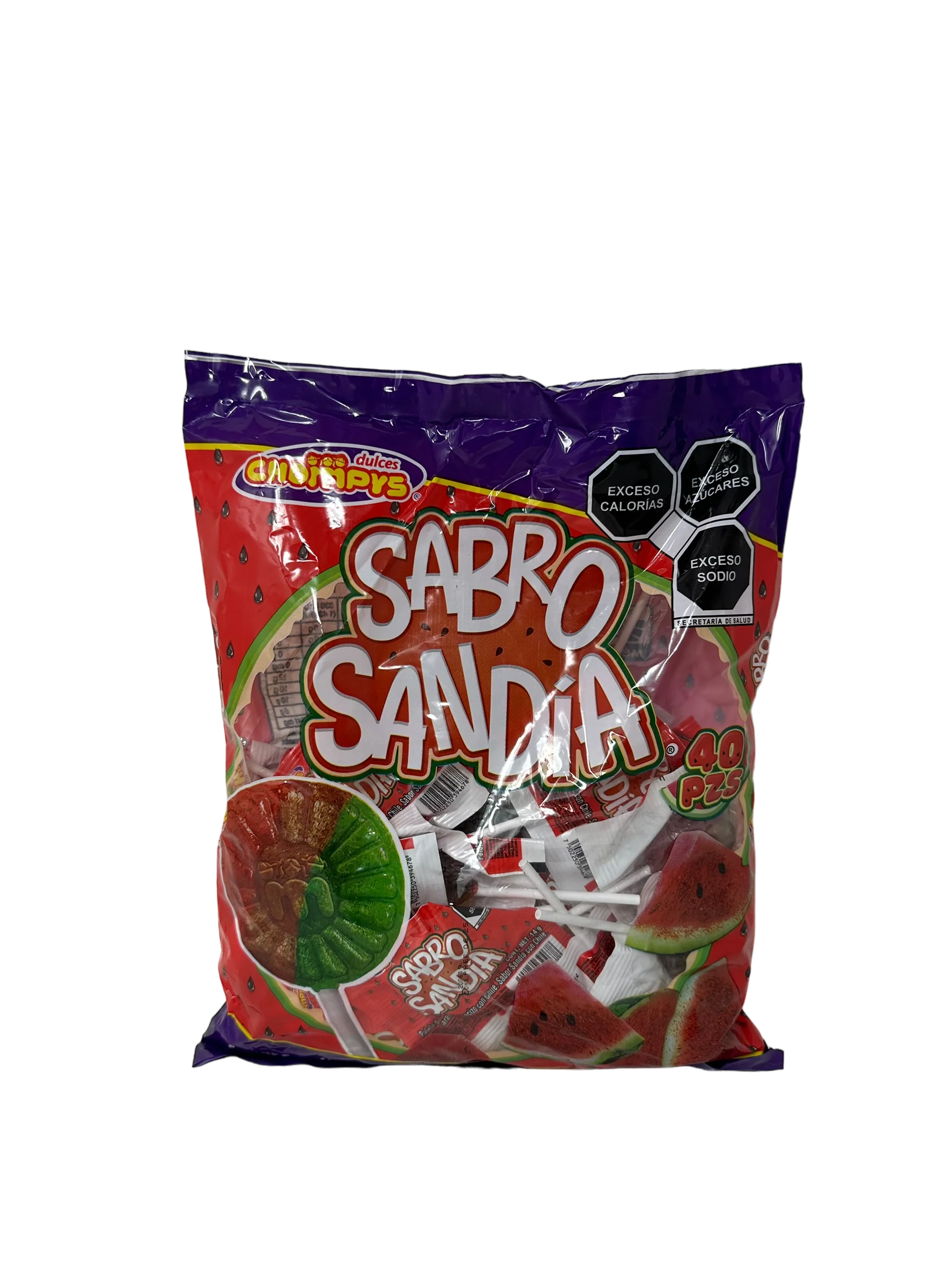 Dulces Chomys Sabro Sandia Paleta