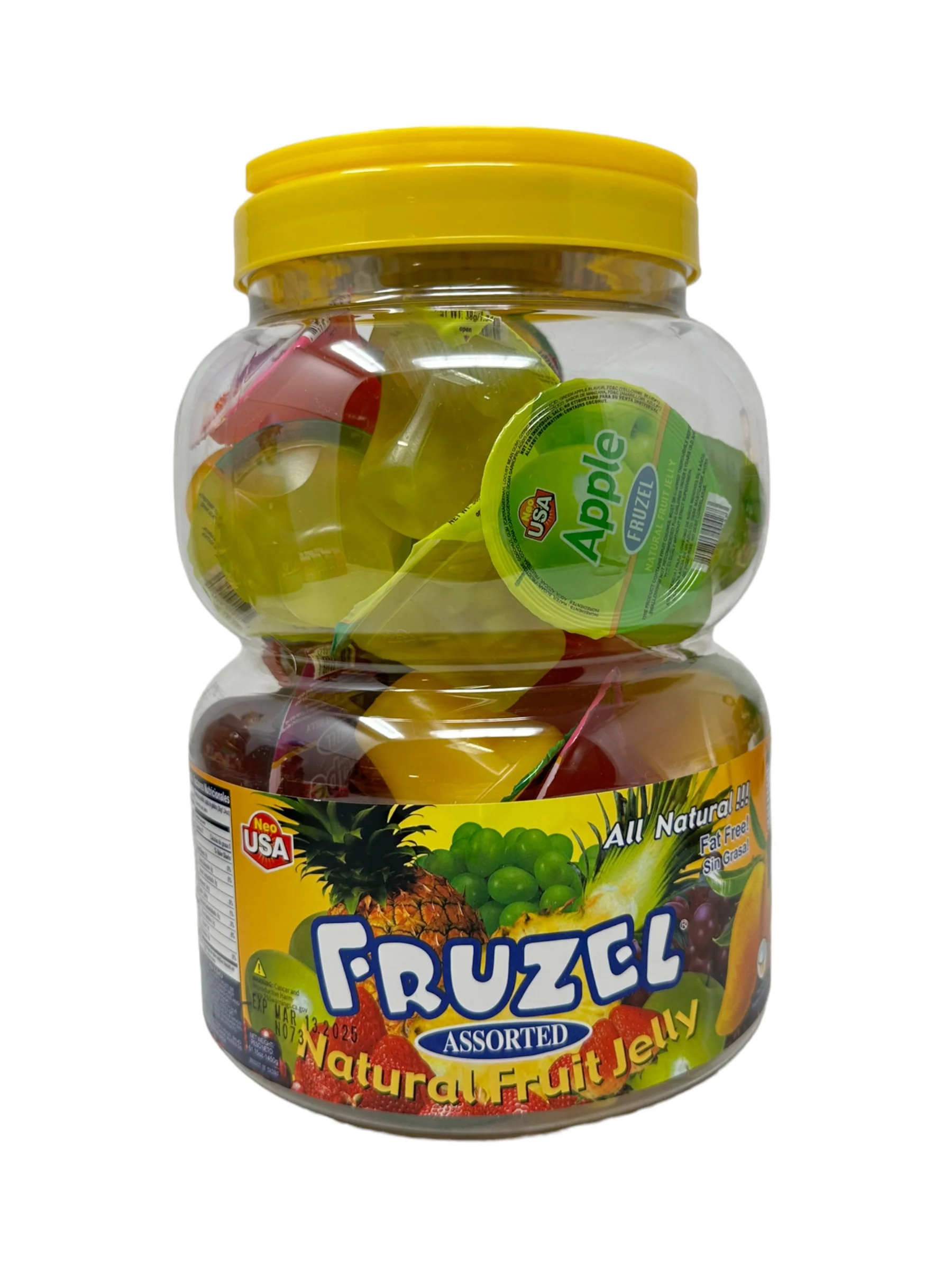 Fruzel Assorted Natural Fruit Jelly
