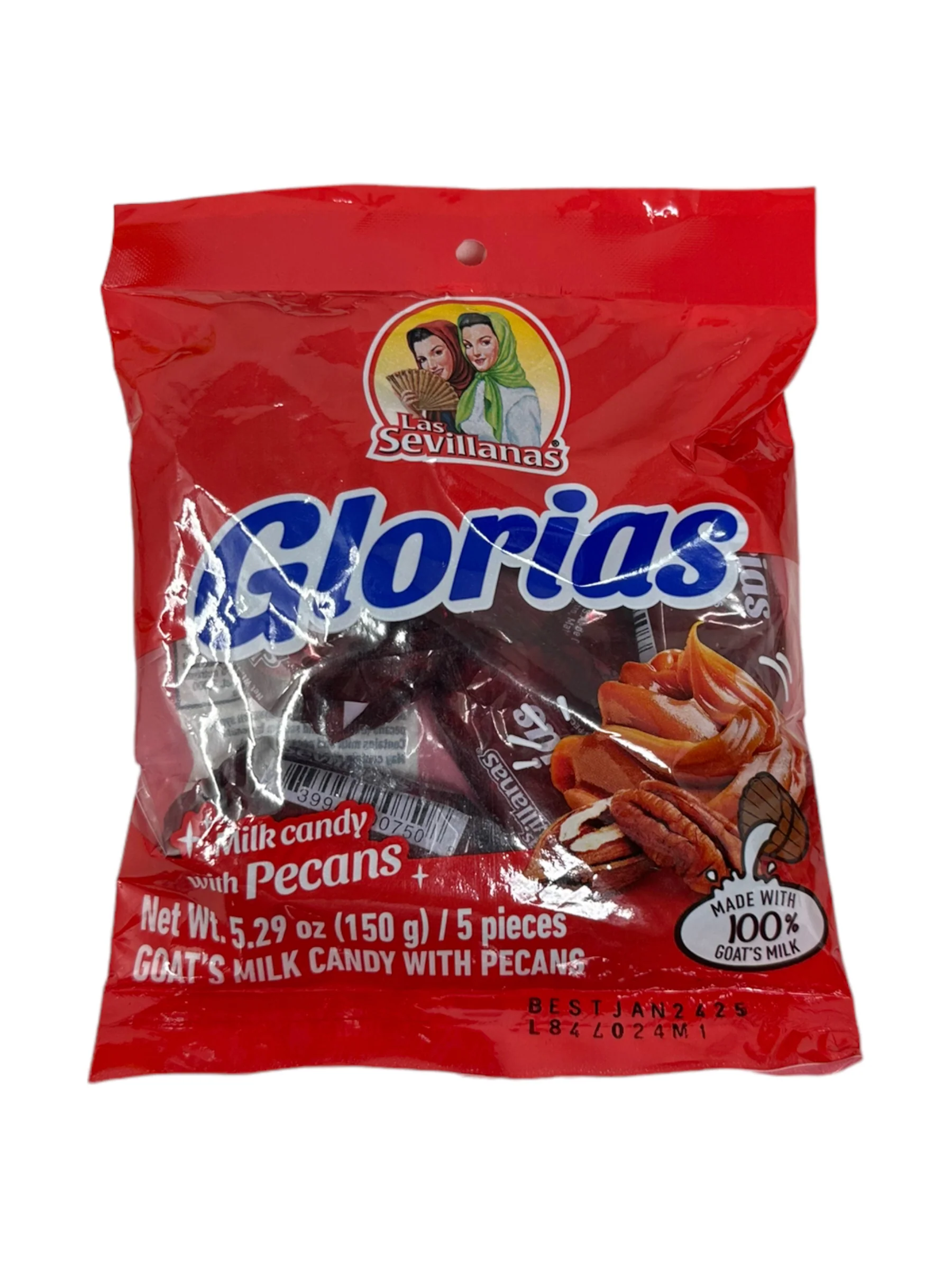 Las Sevillanas Glorias Pecan Candy Peg Size