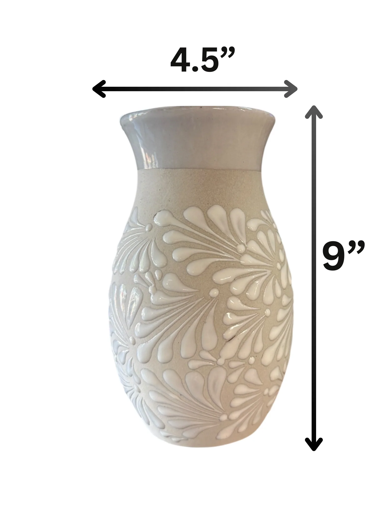 Pure White Florrero - Image 2