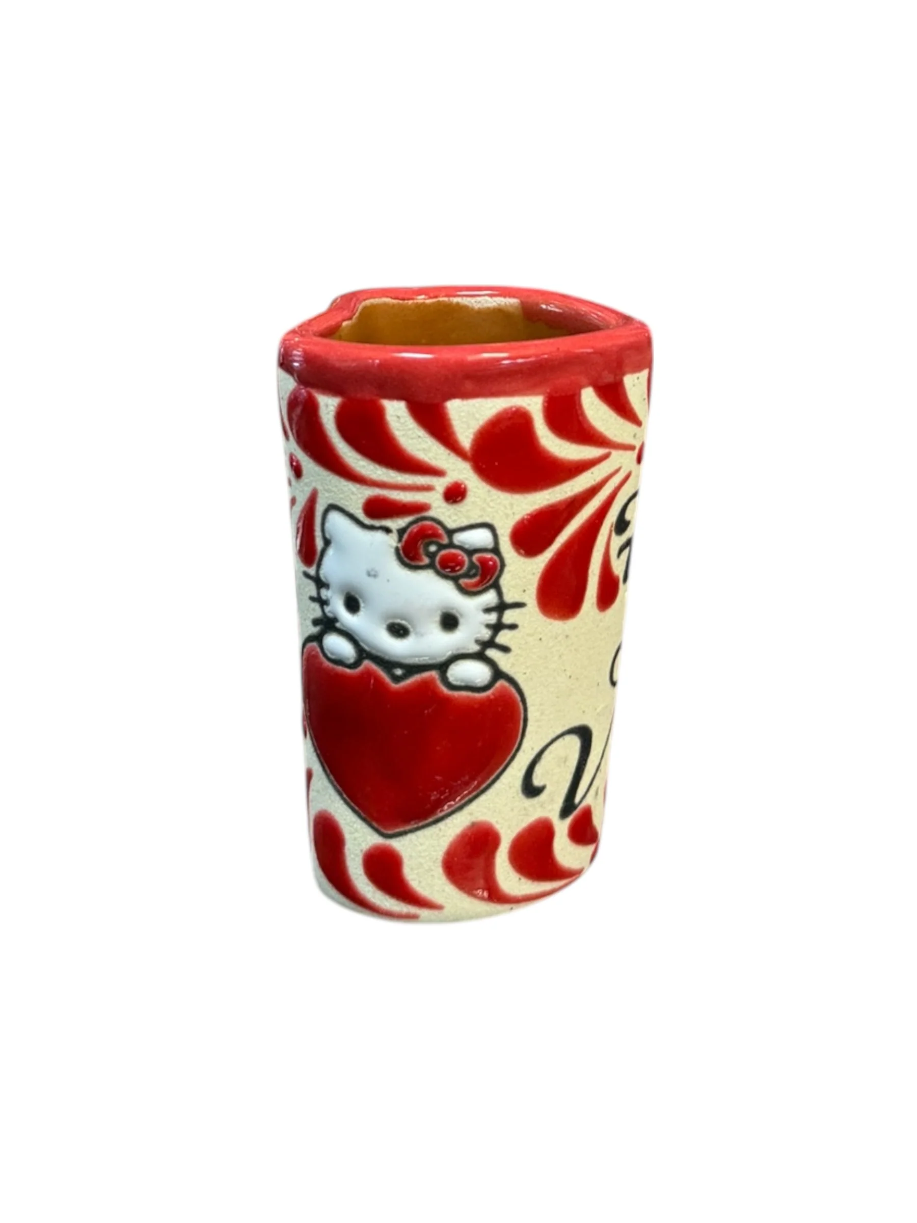 Shot De Corazon Decorado Hello Kitty